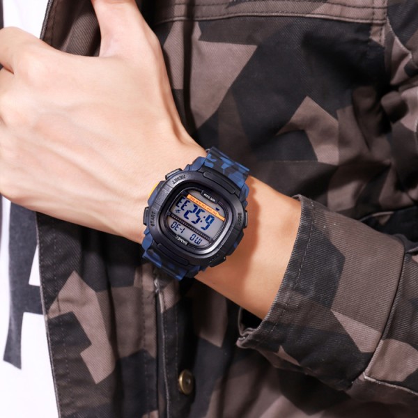 Годинник наручний Skmei 1657CMBU Camouflage-Blue