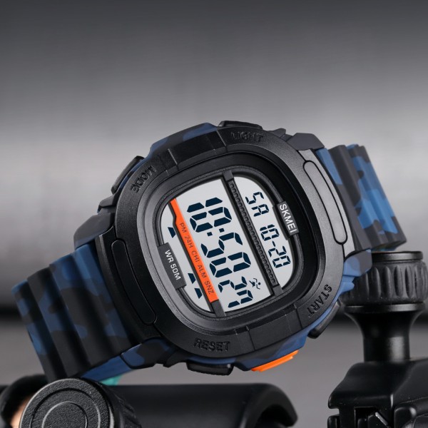 Годинник наручний Skmei 1657CMBU Camouflage-Blue
