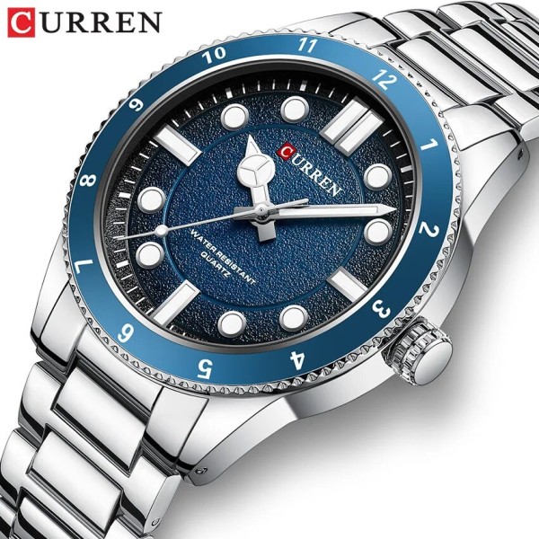 Curren 8450 Silver-Blue