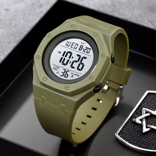 Годинник наручний Skmei 2048AG Army Green