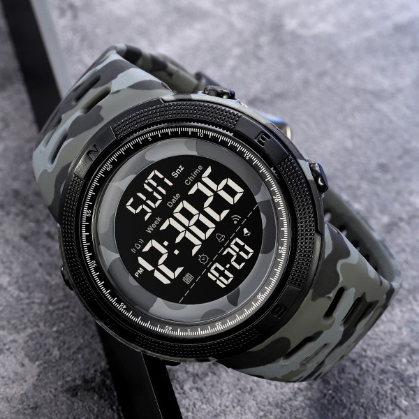 Годинник наручний Skmei 2070CMGY Camo Grey