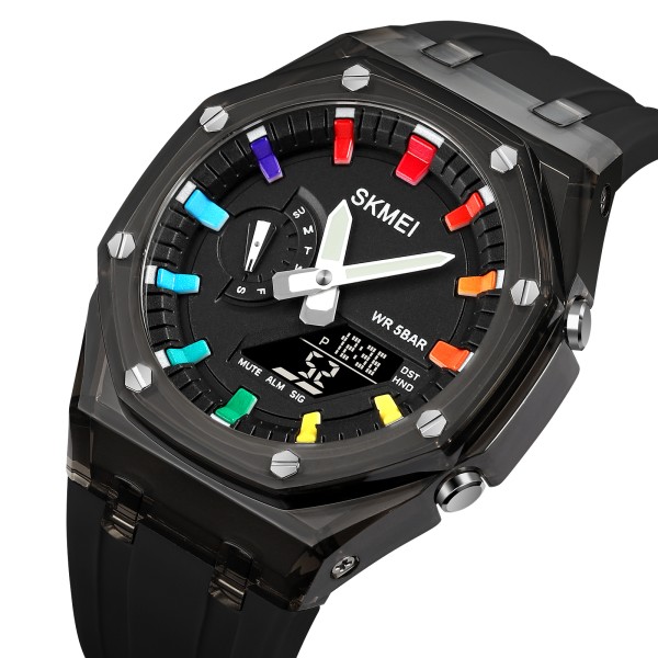 Годинник наручний Skmei 2100BKBK Black-Black