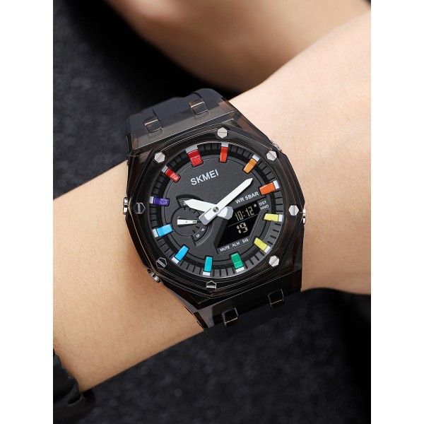 Годинник наручний Skmei 2100BKBK Black-Black