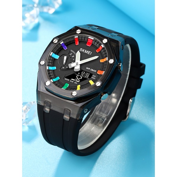 Годинник наручний Skmei 2100BKBK Black-Black