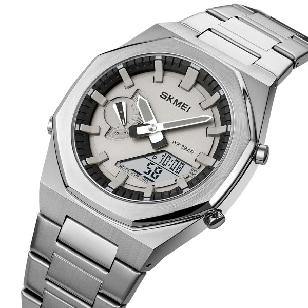 Годинник наручний Skmei 1816SIWT Silver-White