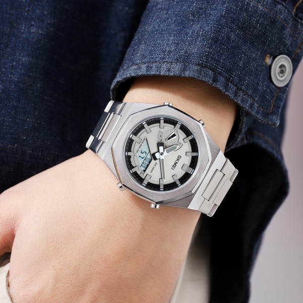 Годинник наручний Skmei 1816SIWT Silver-White
