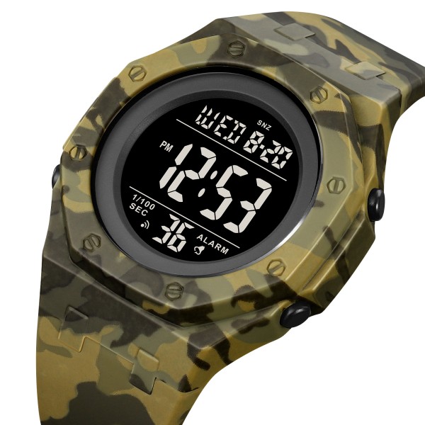 Годинник наручний Skmei 2048CMGN Army Green Camo