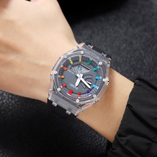 Годинник наручний Skmei 2100BKGY Black-Grey