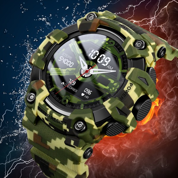 Годинник наручний Skmei S231-CMGN Camo Green