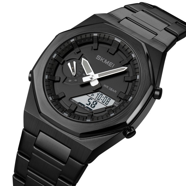Годинник наручний Skmei 1816BKBKWT Black-Black-White