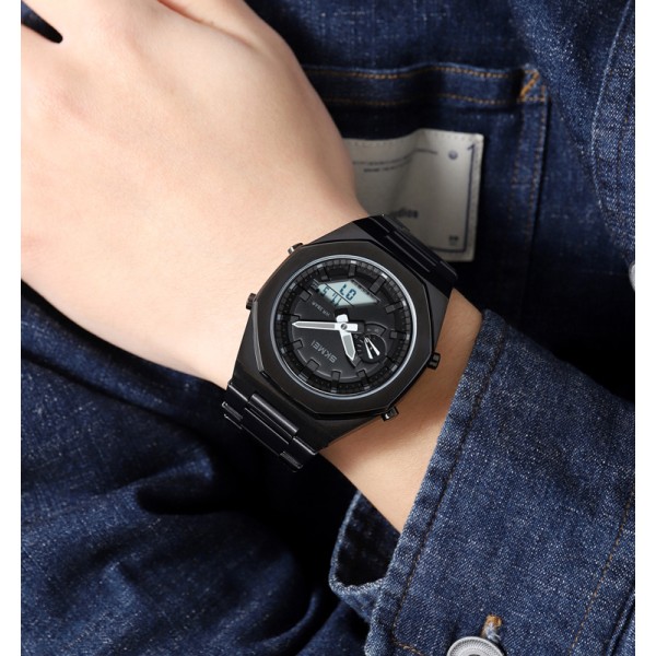 Годинник наручний Skmei 1816BKBKWT Black-Black-White