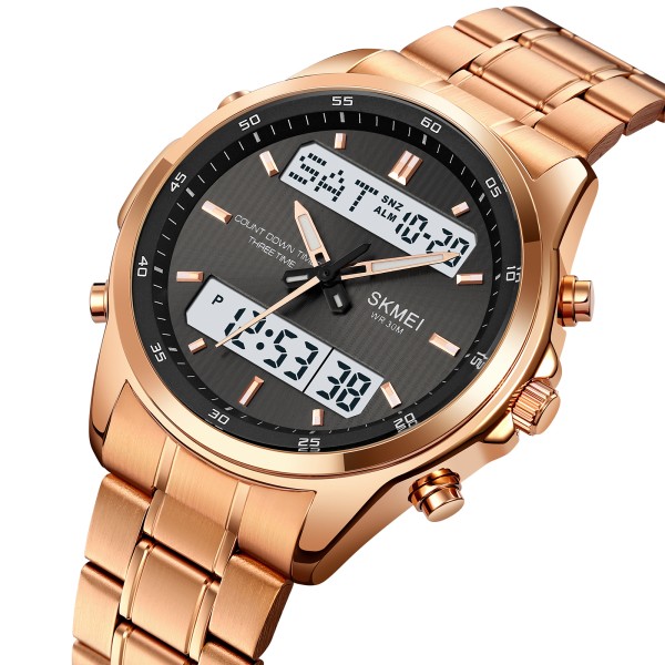 Годинник наручний Skmei 2049RGWT Rose Gold-White