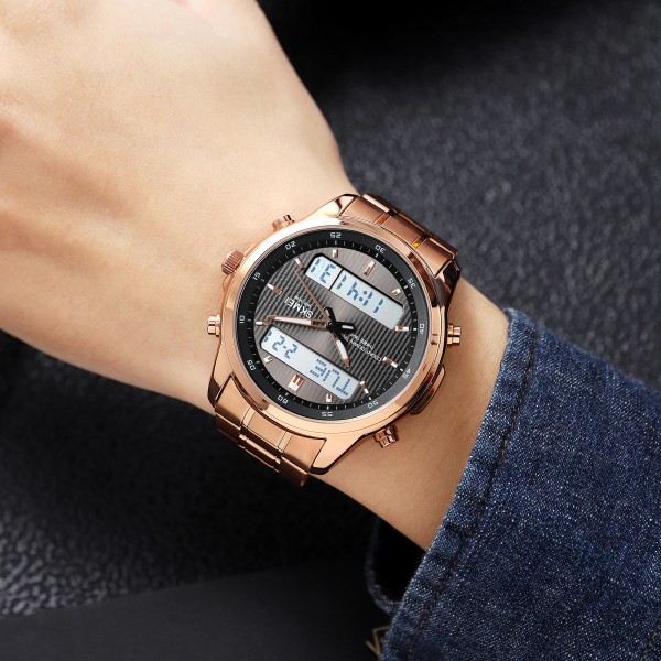 Годинник наручний Skmei 2049RGWT Rose Gold-White