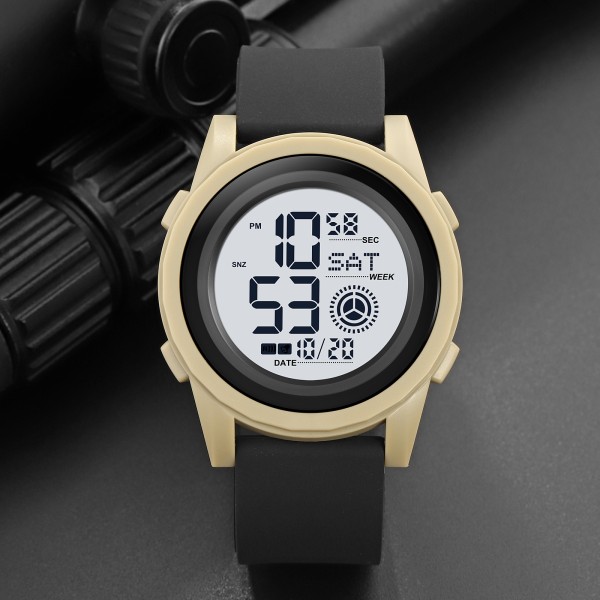Годинник наручний Skmei 2082KHWT Khaki-White