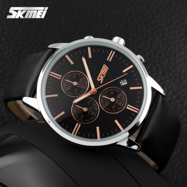 Годинник наручний Skmei 9103BKBK Black-Black