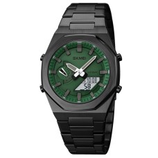 Годинник наручний Skmei 1816BKGNWT Black-Green-White