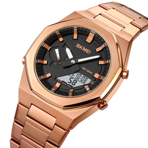 Годинник наручний Skmei 1816RGWT Rose Gold-White