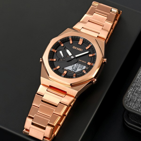 Годинник наручний Skmei 1816RGWT Rose Gold-White
