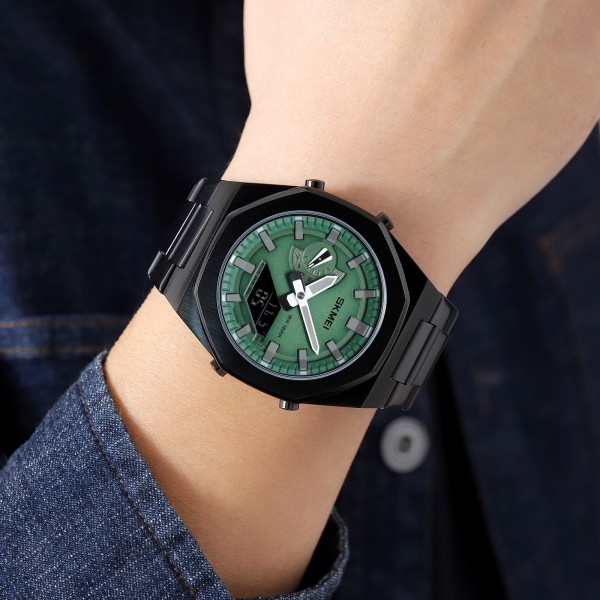 Годинник наручний Skmei 1816BKGNBK Black Green-Black