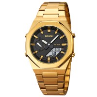 Годинник наручний Skmei 1816GDWT Gold-White