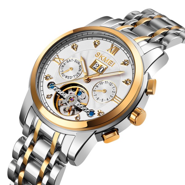 Годинник наручний Skmei M029TGDSI Gold-Silver-Silver