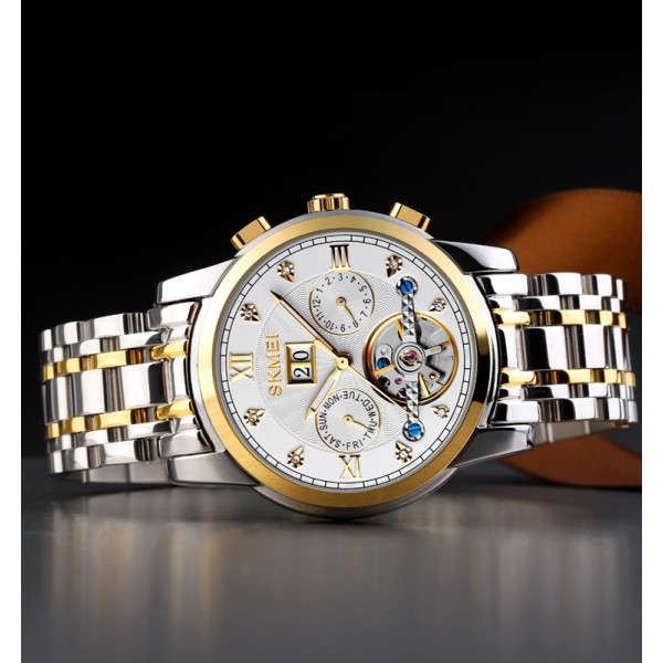 Годинник наручний Skmei M029TGDSI Gold-Silver-Silver