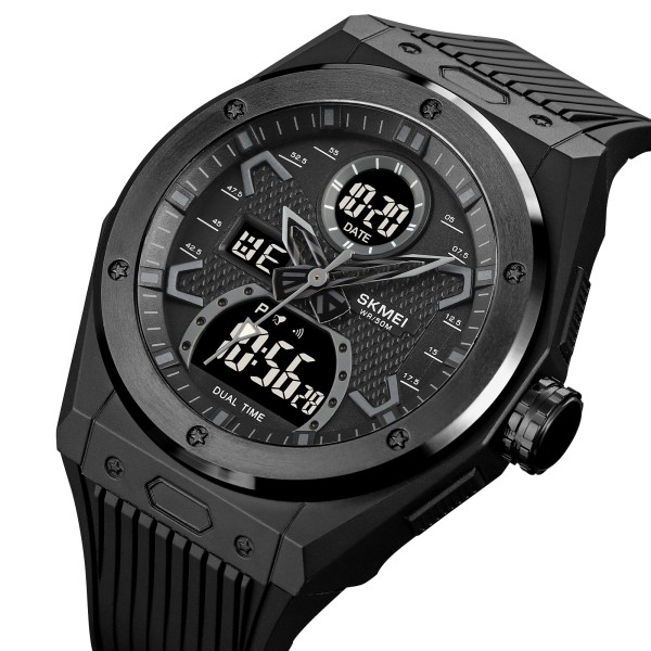 Годинник наручний Skmei 2013BKBK Black-Black