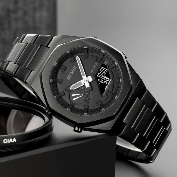 Годинник наручний Skmei 1816BKBKBK All Black