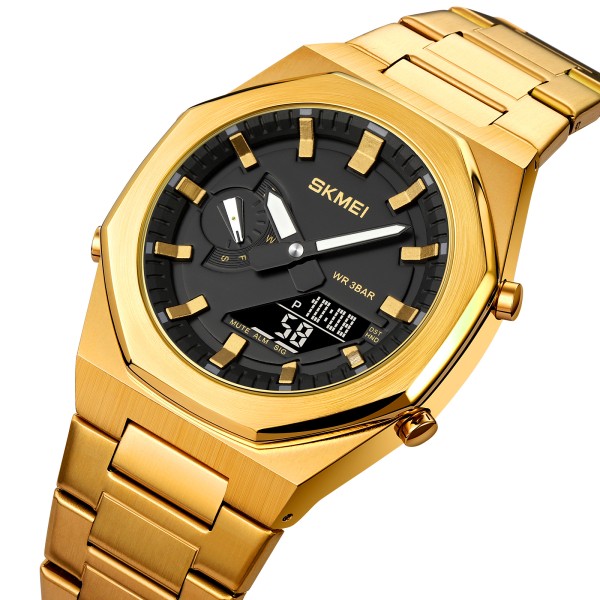 Годинник наручний Skmei 1816GDBK Gold-Black