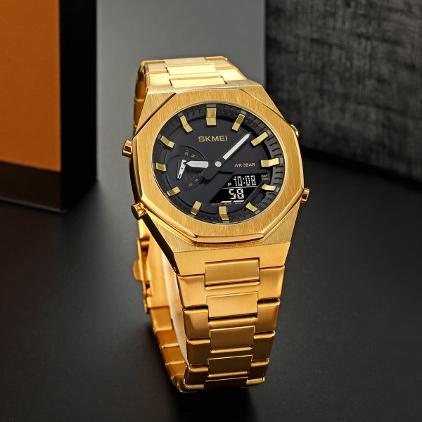 Годинник наручний Skmei 1816GDBK Gold-Black