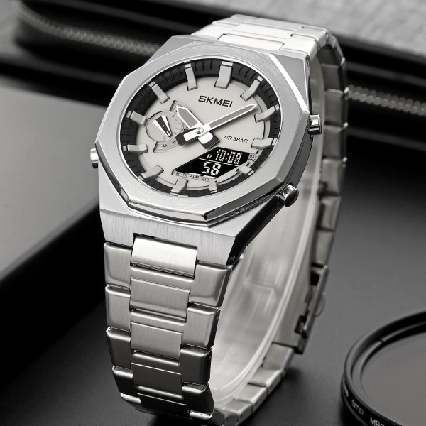 Skmei 1816SIBK Silver-Black