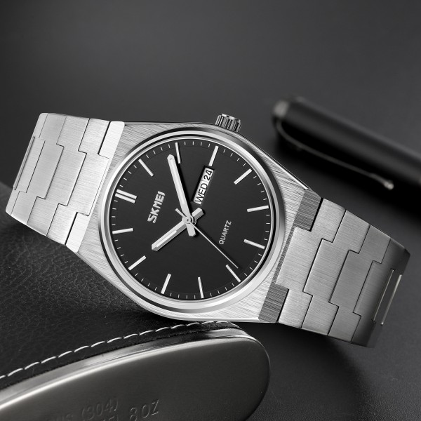 Годинник наручний Skmei 9288SIBK Silver-Black