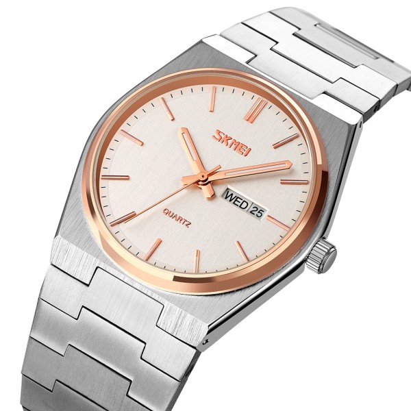 Годинник наручний Skmei 9288SIRGSI Silver-Rose Gold-Silver