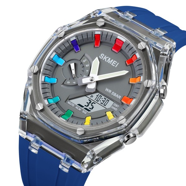 Годинник наручний Skmei 2100BU Blue