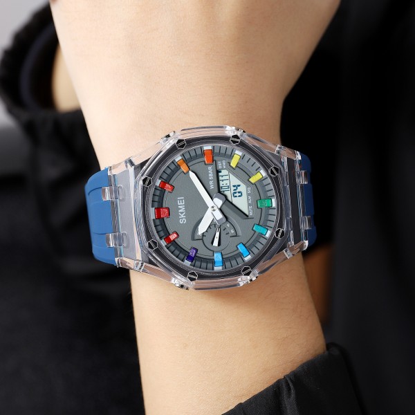 Годинник наручний Skmei 2100BU Blue