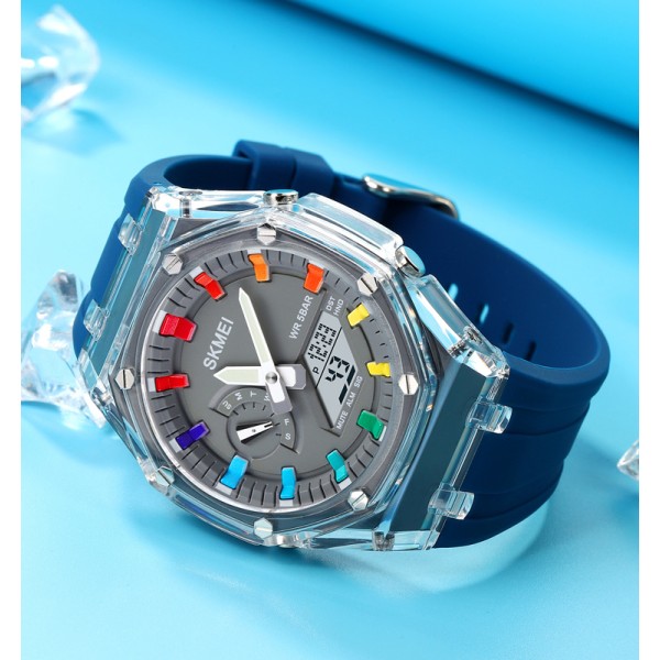 Годинник наручний Skmei 2100BU Blue