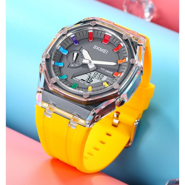 Годинник наручний Skmei 2100YL Yellow