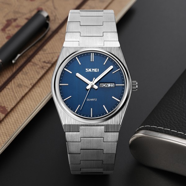 Годинник наручний Skmei 9288SIBU Silver-Blue