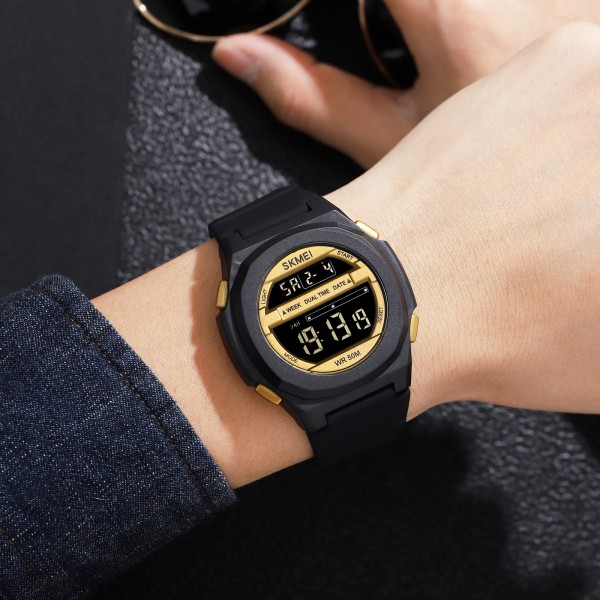 Skmei 1821BKGD Black-Gold SALE