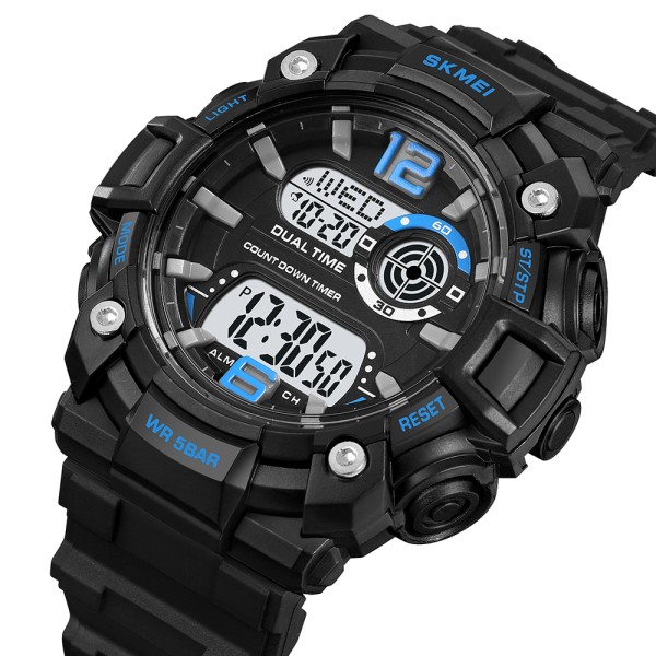 Годинник наручний Skmei 2018BUWT Blue-White