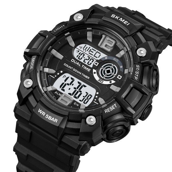 Годинник наручний Skmei 2018BKWT Black-White