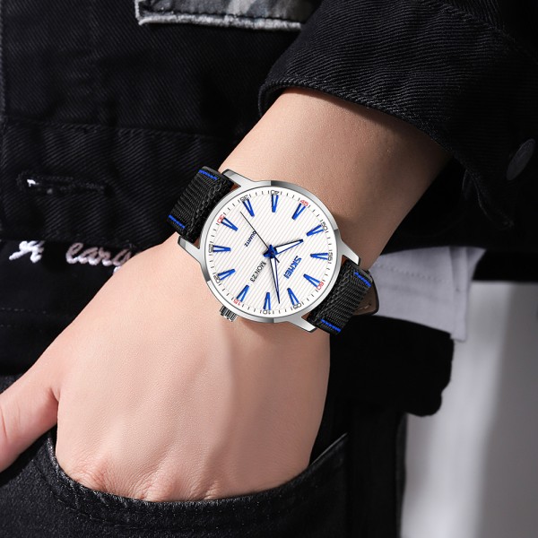 Годинник наручний Skmei 9303SIBU Silver-Blue