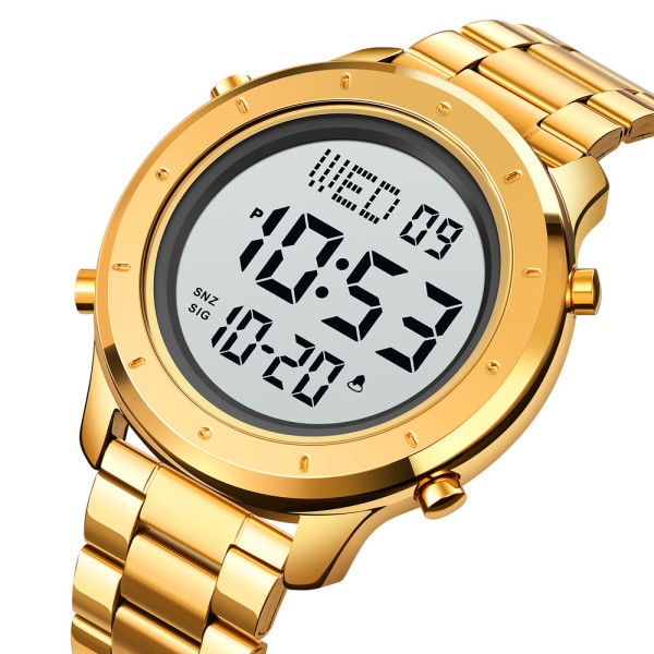Годинник наручний Skmei 1864SGDWT Gold-White Steel