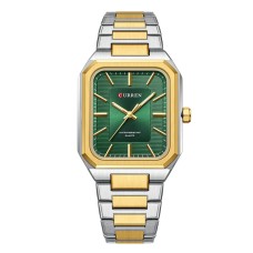 Годинник наручний Curren 8457 Gold-Green