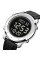 Годинник наручний Skmei 1864LSIBK Silver-Black Leather