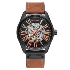 Годинник наручний Curren 8299 Black-Gold-Brown