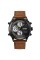 Skmei 1975LDKBNWT Dark Brown-White Leather.