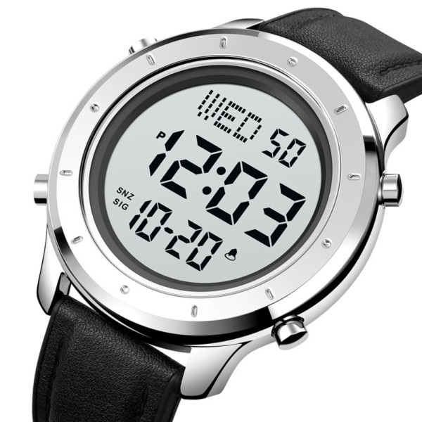 Годинник наручний Skmei 1864LSIWT Silver-White Leather