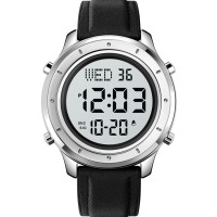 Часы наручные Skmei 1864LSIWT Silver-White Leather