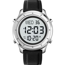 Годинник наручний Skmei 1864LSIWT Silver-White Leather